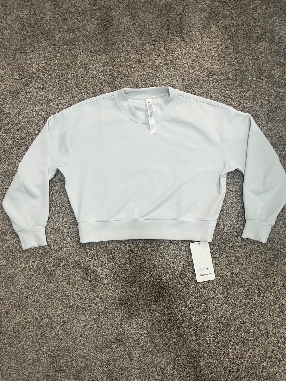 lululemon Pale Blue Crewneck Sweatshirt